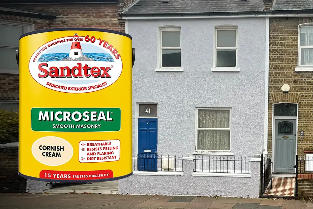 Image showing the best paint for pebble dashing – Sandtext Microseal Paint Image showing the best paint for pebble dashing - Sandtext Microseal Paint
